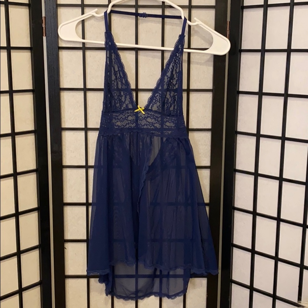 Victoria’s Secret navy babydoll size SMALL